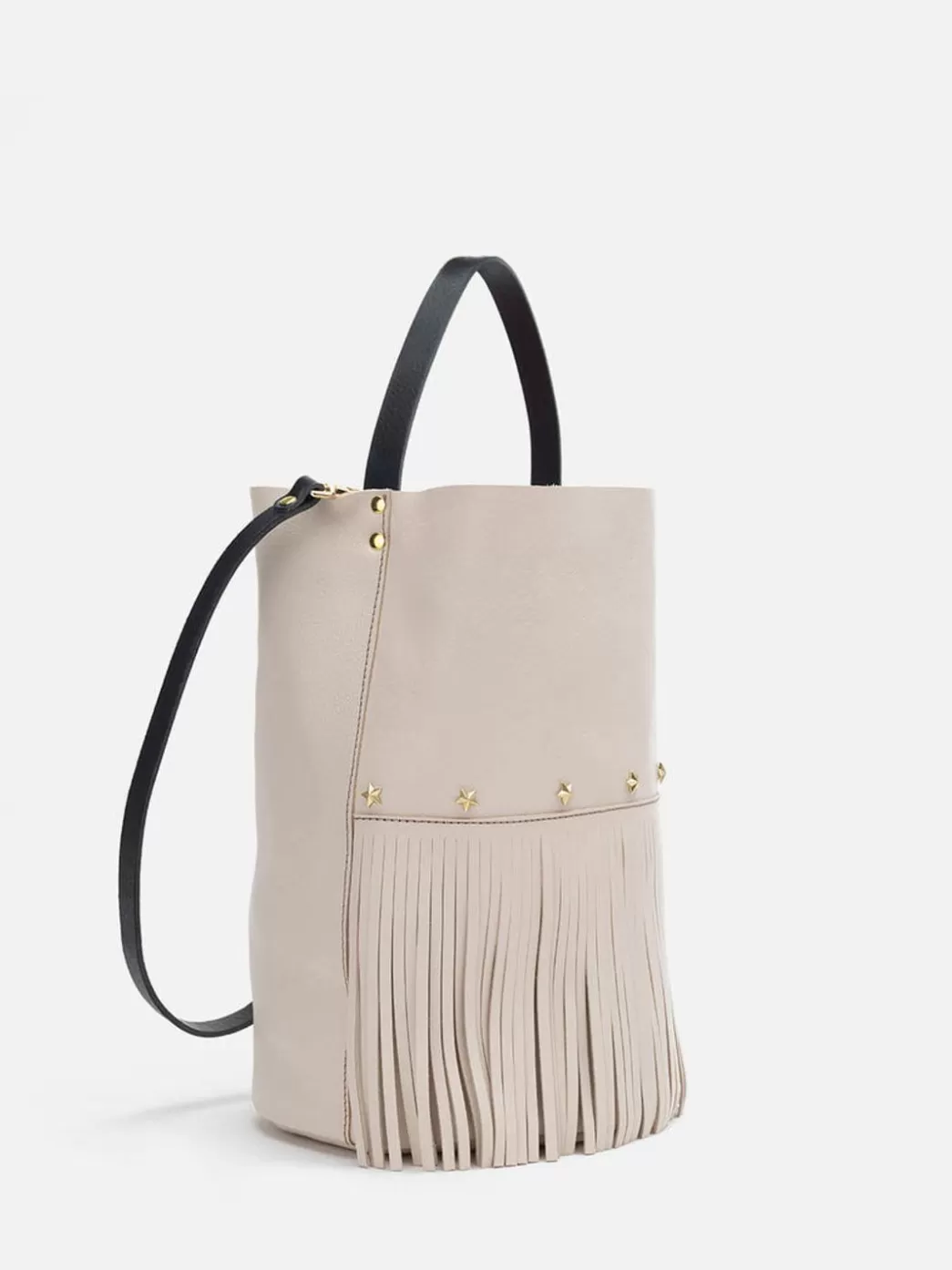 Mujer Mercules Bucket Fringes Bone