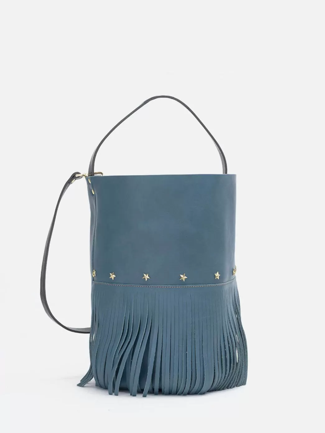 Mujer Mercules Bucket Fringes Jeans