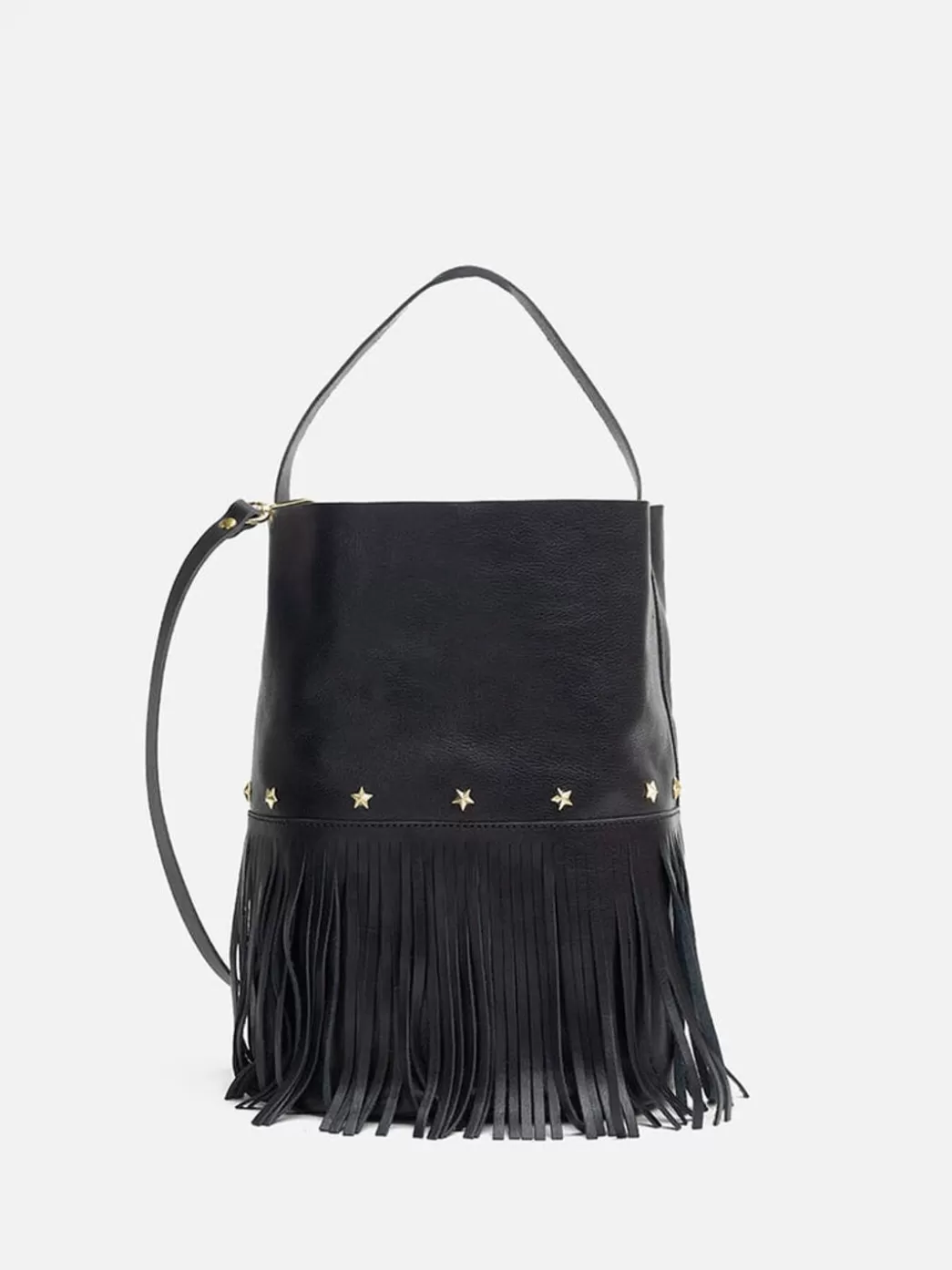 Mujer Mercules Bucket Fringes Negro