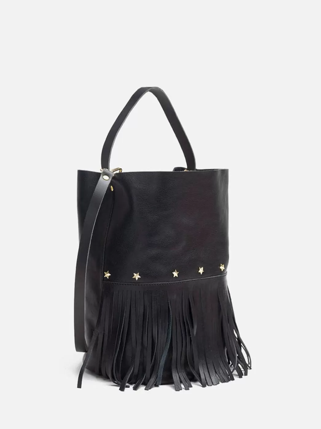 Mujer Mercules Bucket Fringes Negro