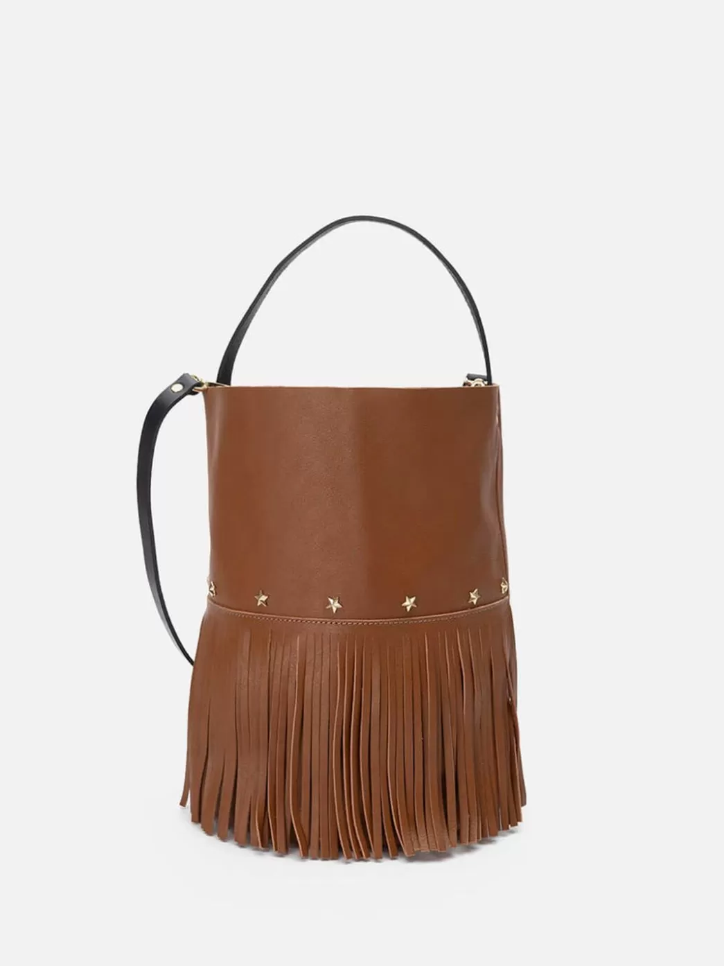 Mujer Mercules Bucket Fringes Tan