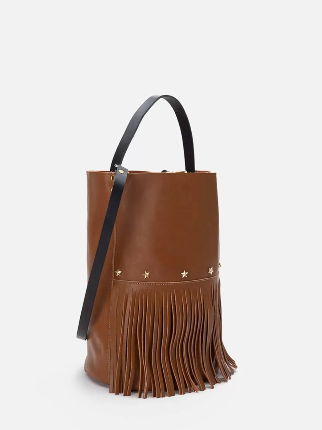 Mujer Mercules Bucket Fringes Tan
