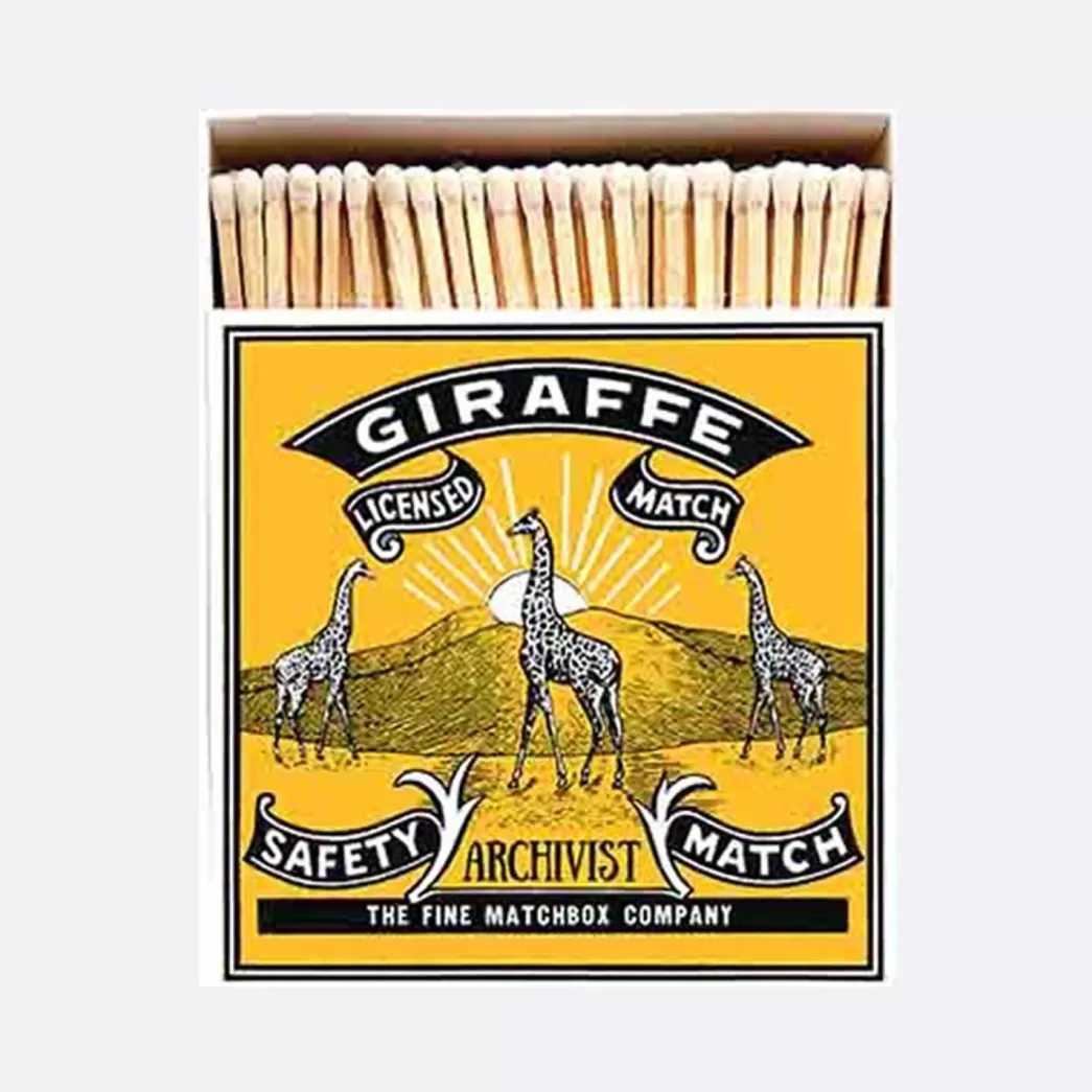 Mujer Mercules Caja Cuadrada De Cerillas Giraffe