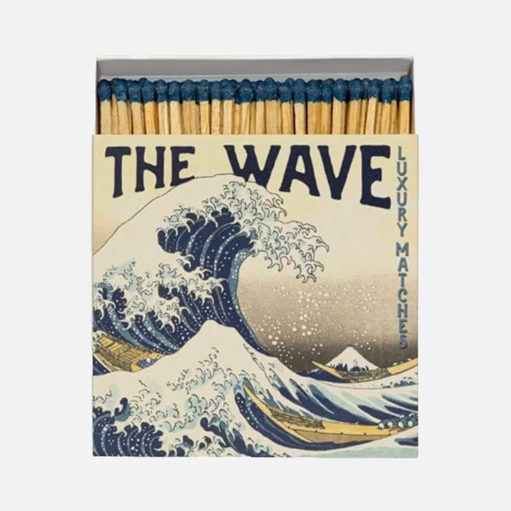 Mujer Mercules Caja Cuadrada De Cerillas Hokusai Wave