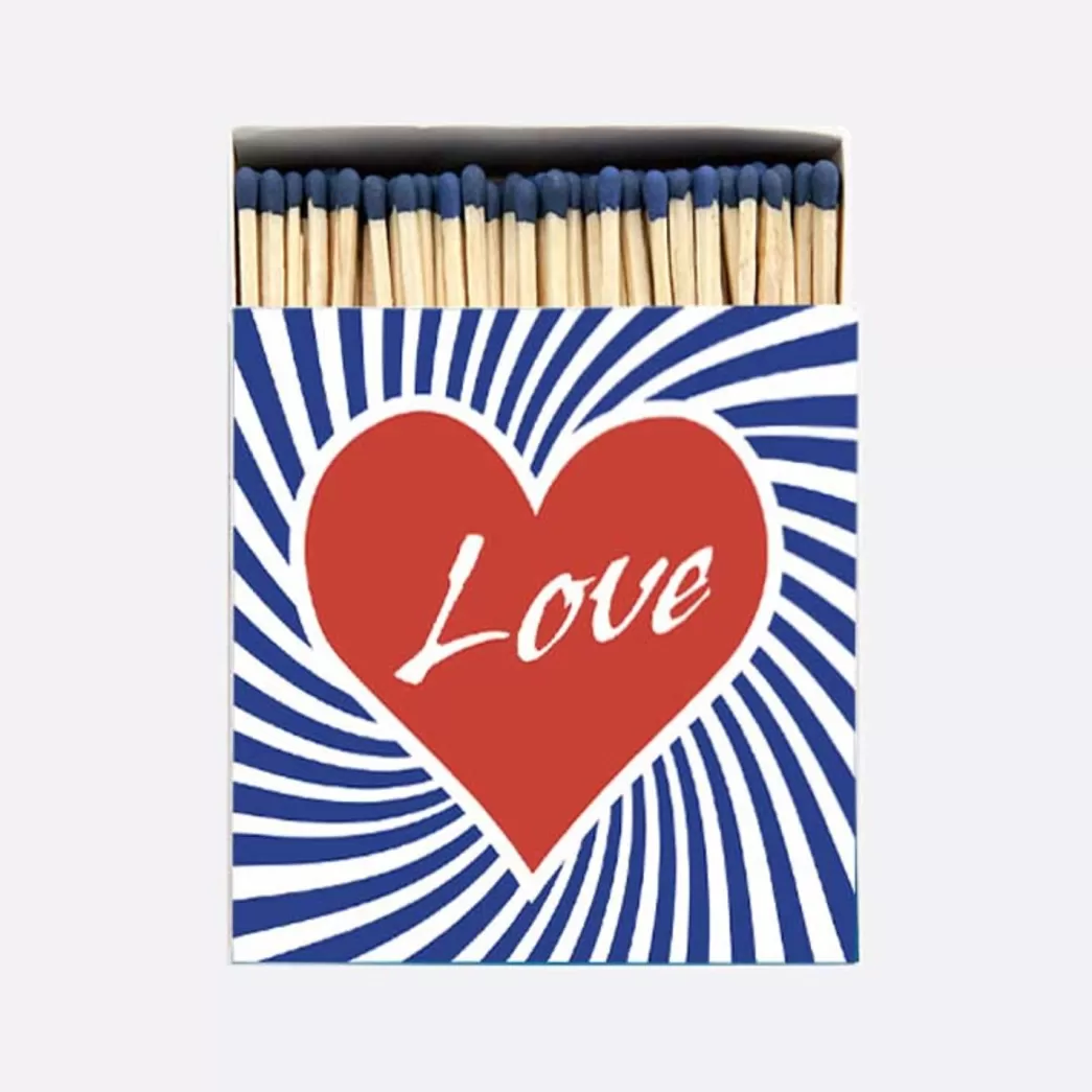 Mujer Mercules Caja Cuadrada De Cerillas Love