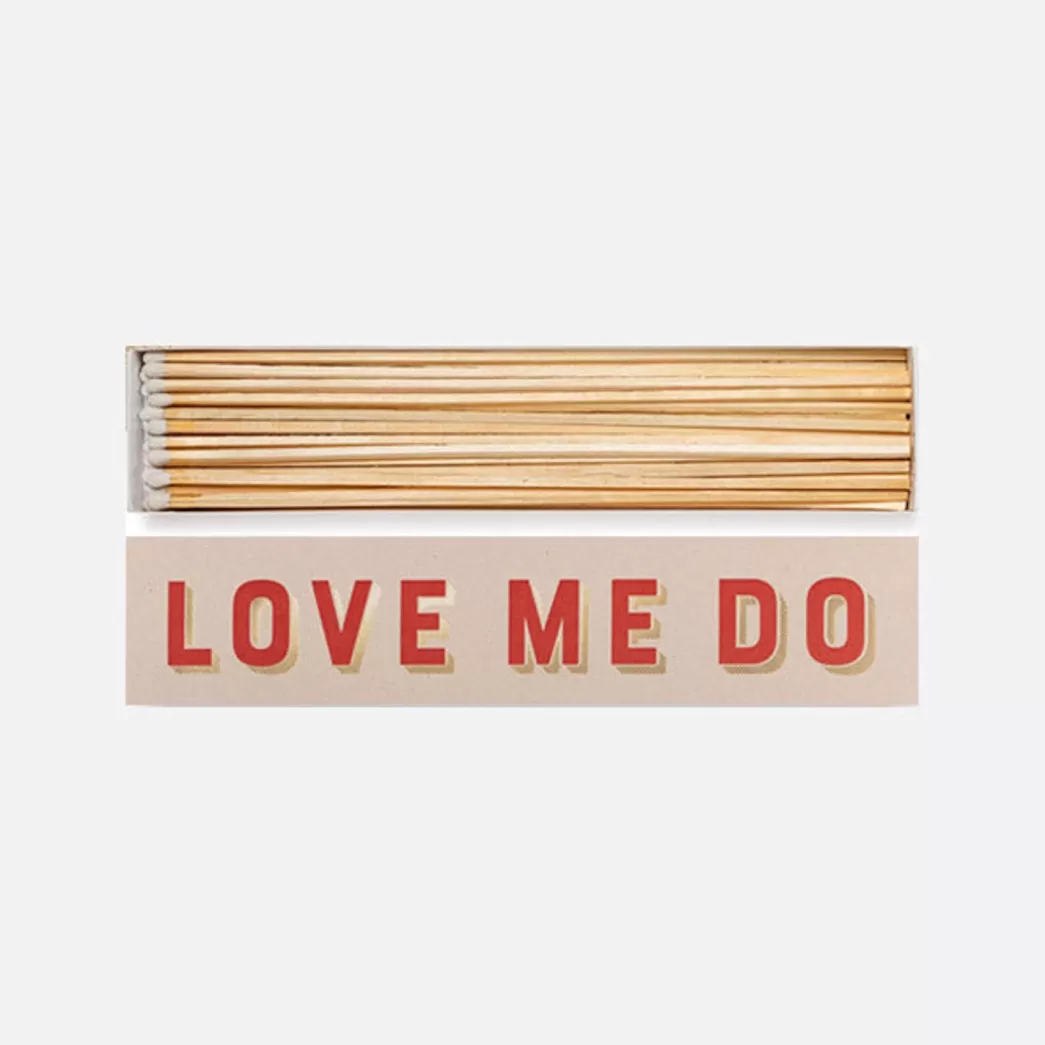 Mujer Mercules Caja De Cerillas Largas Love Me Do