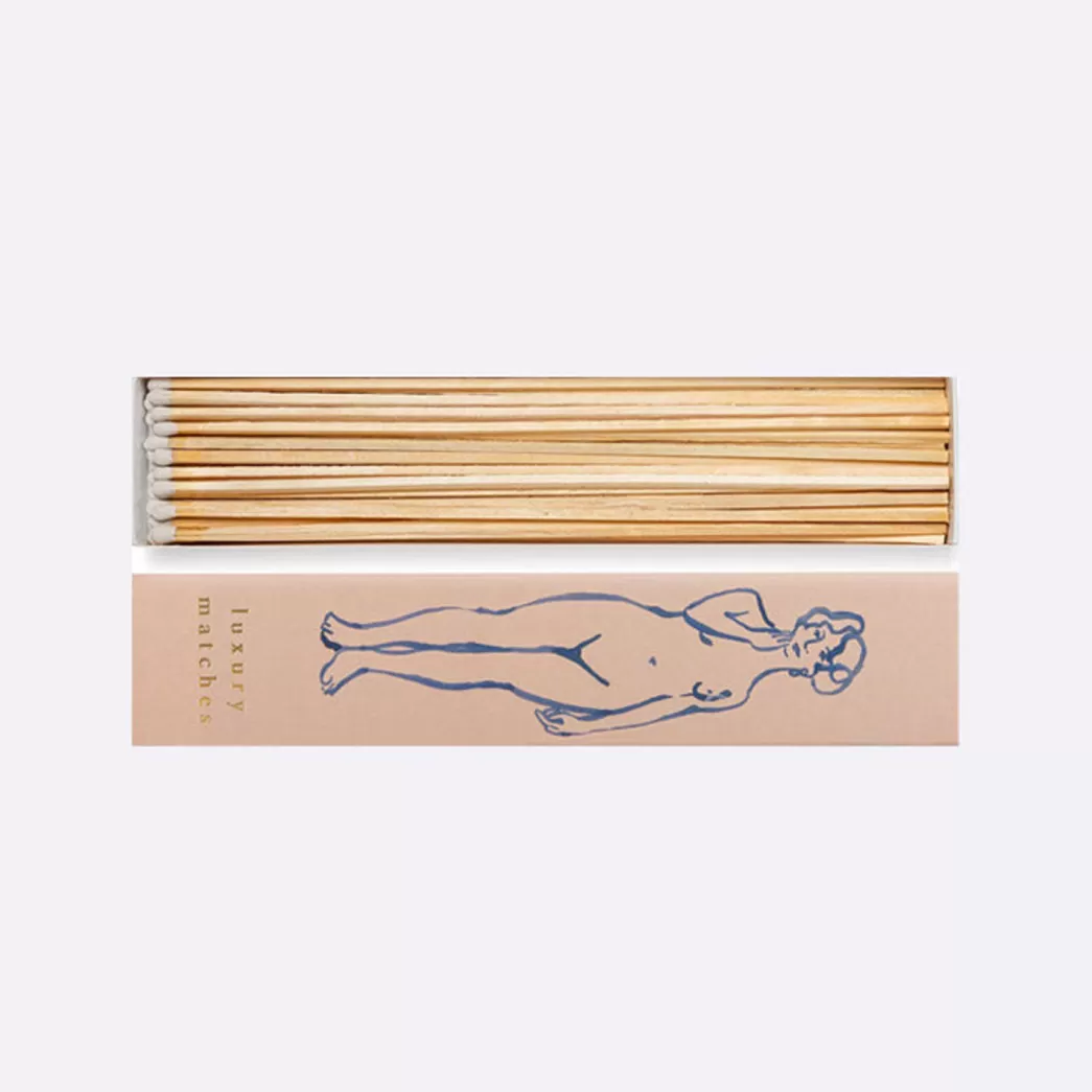 Mujer Mercules Caja De Cerillas Largas Nude Luxury