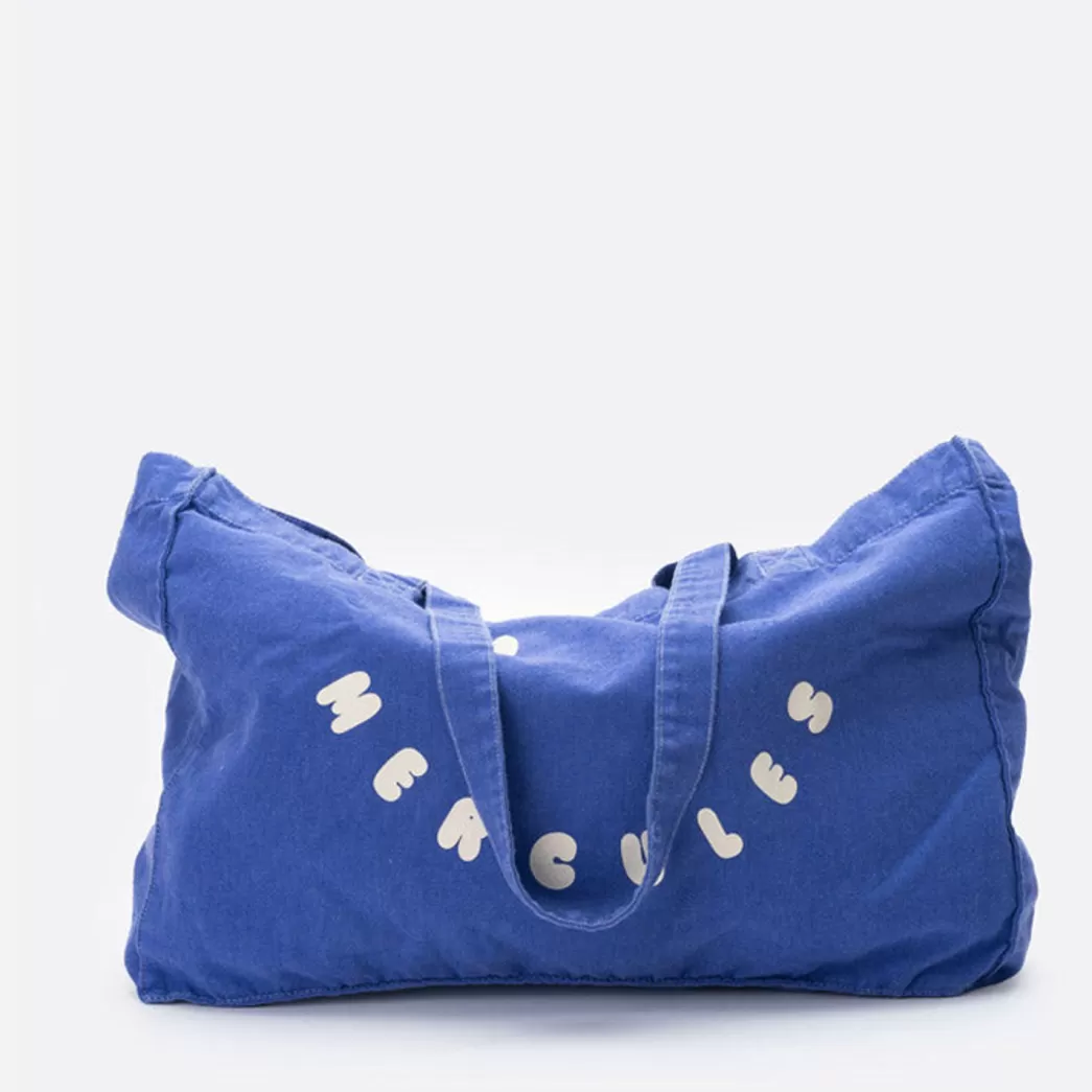 Mujer Mercules Canvas Tote Smiley Azul