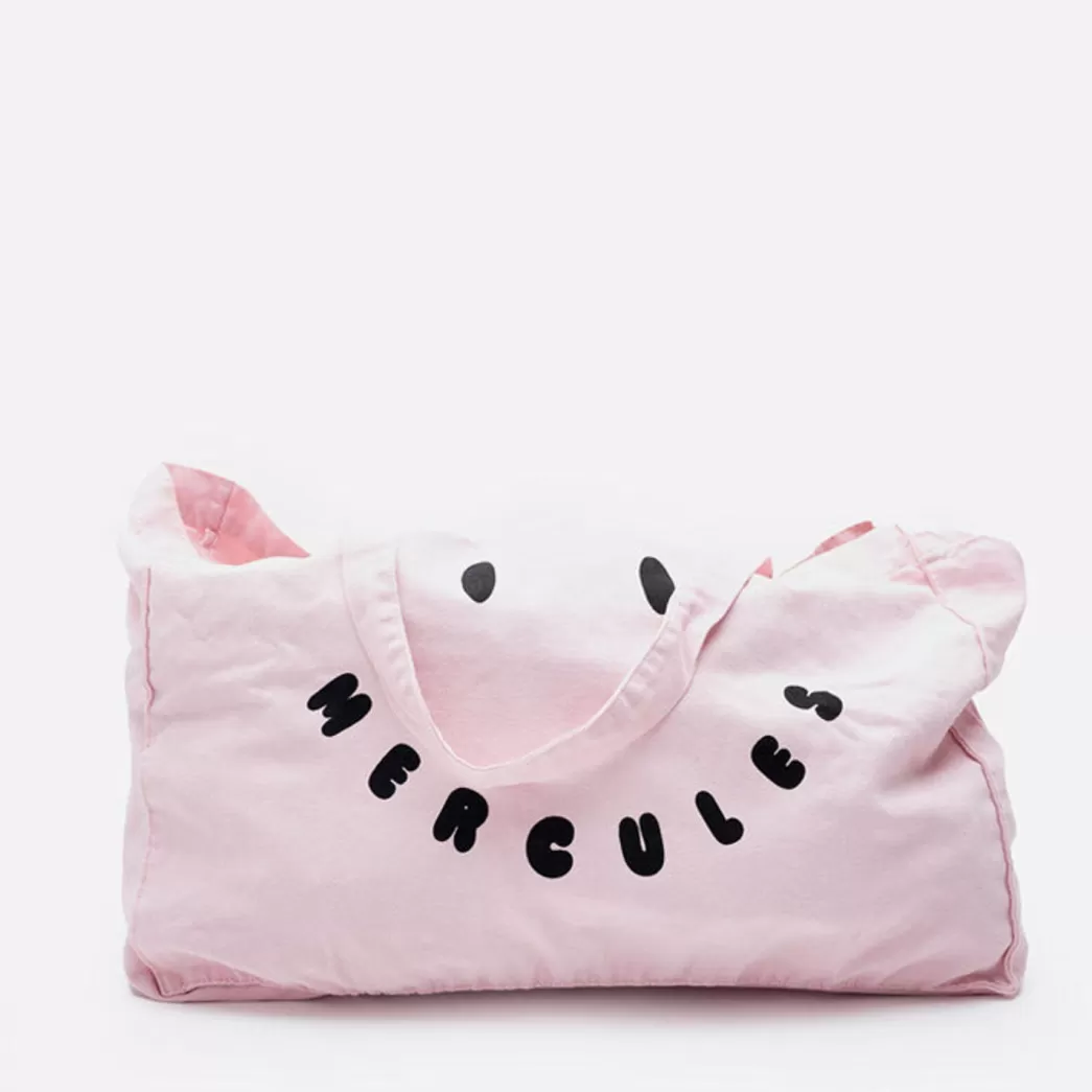 Mujer Mercules Canvas Tote Smiley Rosa