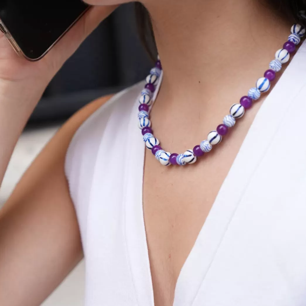 Mujer Mercules Collar Ceramica Candy