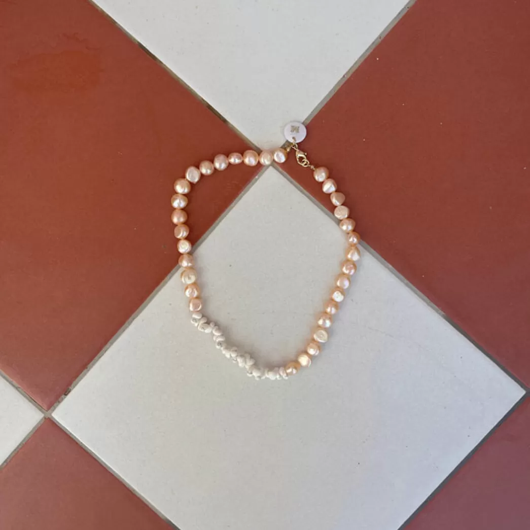Mujer Mercules Collar Perlas