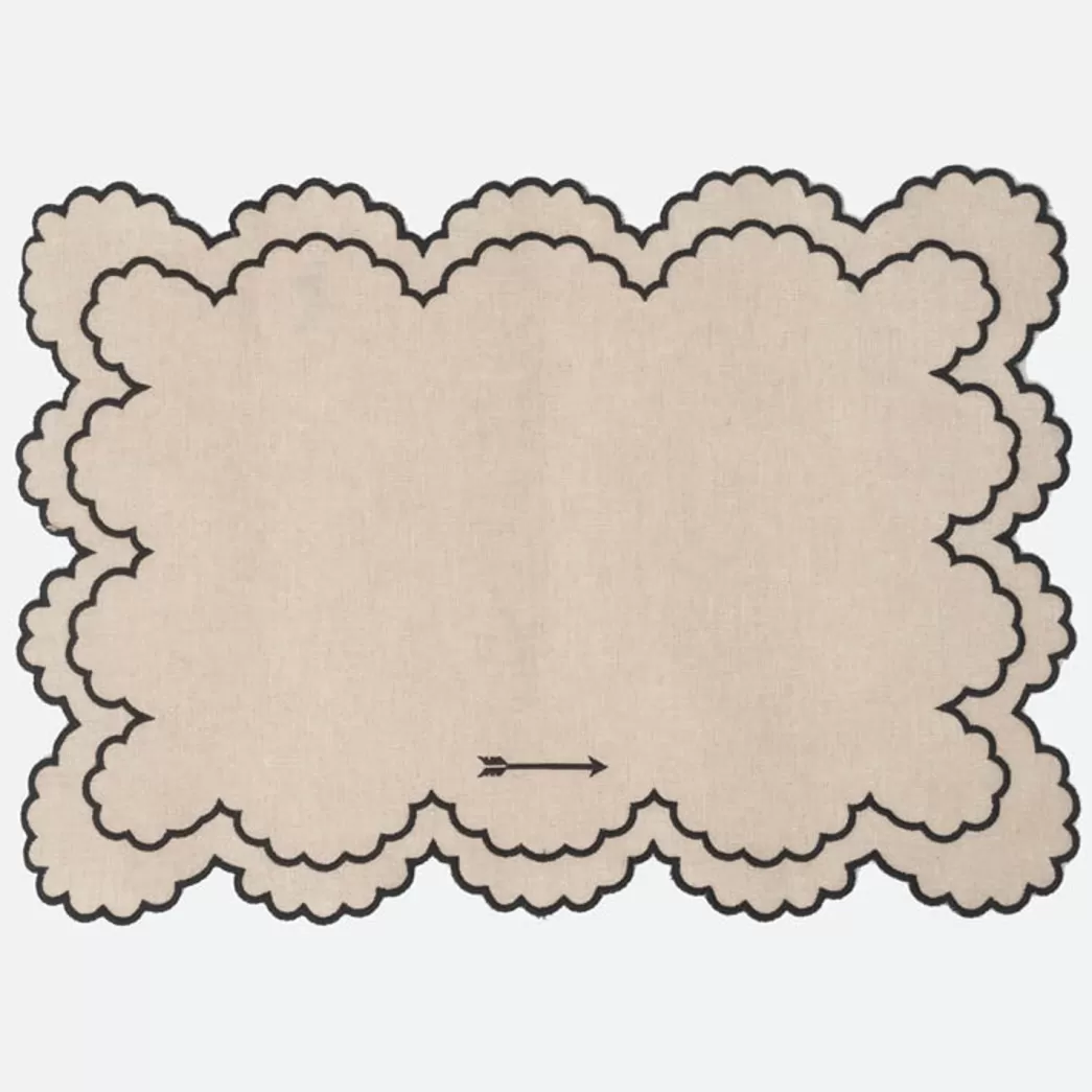 Mujer Mercules Pack 2 Manteles Individuales Y Servilletas Beige