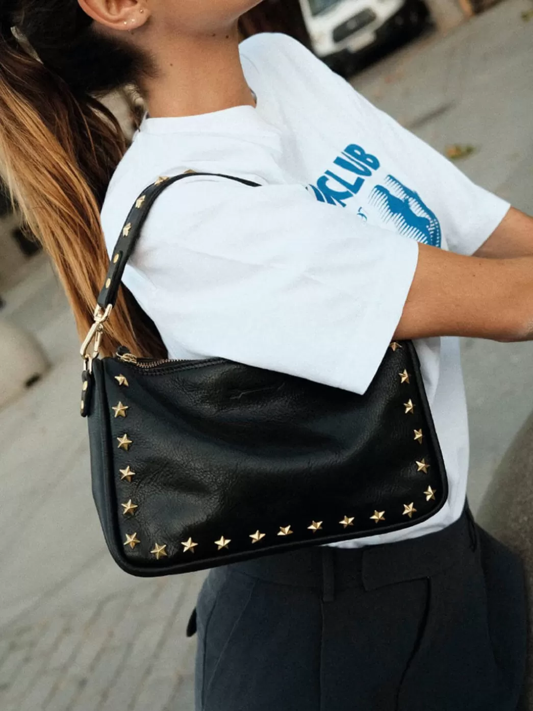 Mujer Mercules Sandy Stars Negro