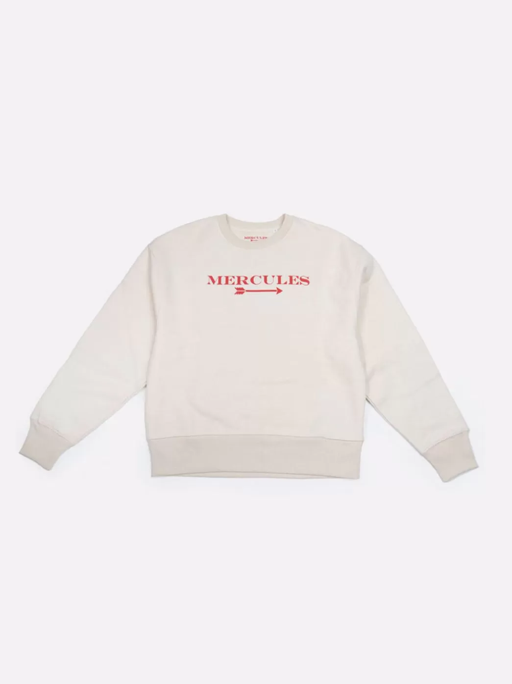 Mujer Mercules Sudadera Logo Crudo