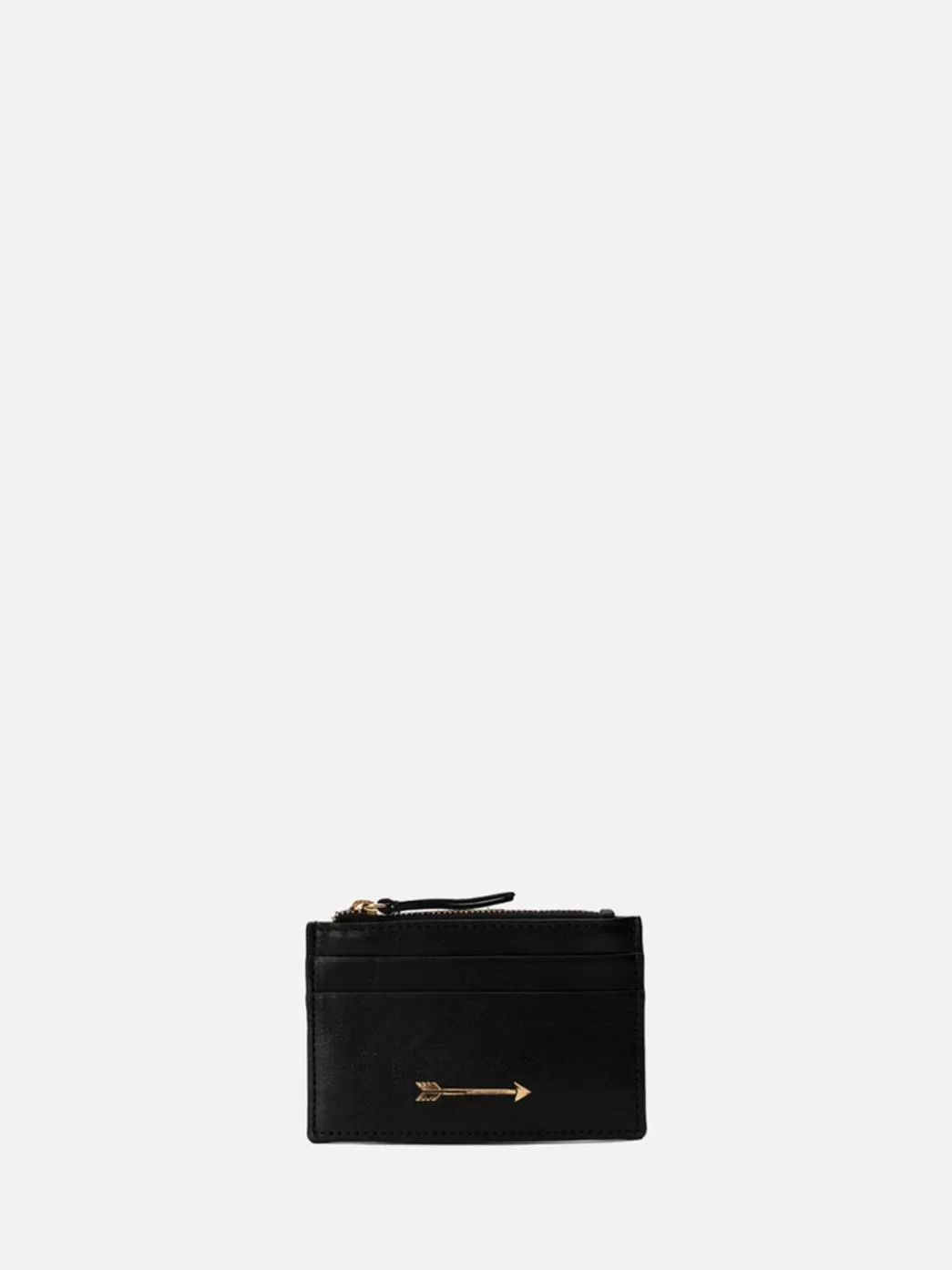 Mujer Mercules Tarjetero Zip Negro